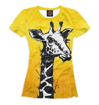 Женская футболка Жираф, арт