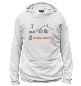 Худи для девочки Bitcoin Mining