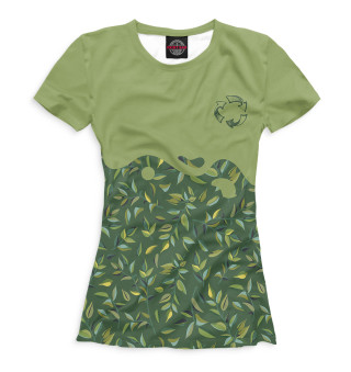 Женская футболка Eco