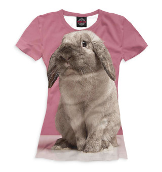 Женская футболка Кролики