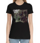 Женская хлопковая футболка Cannabis corpse