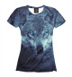 Женская футболка Взгляд волка