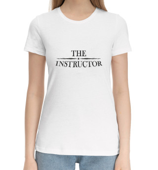 Женская хлопковая футболка Инструктор