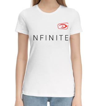 Женская хлопковая футболка Хало Инфинити