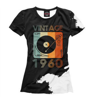 Женская футболка Vintage 1960